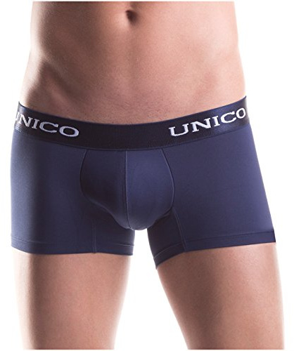 Mundo Unico Herren Boxer Brief / Mikrofaser / Kurz / Dunkelblau / XL