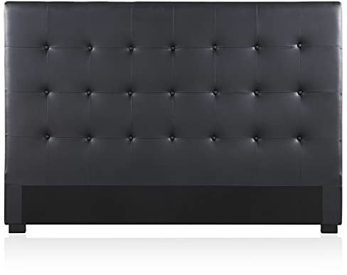 INTENSE DECO Tête de lit capitonnée Premium 180cm Noir