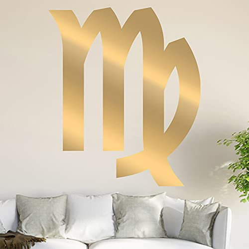 Sternzeichen: Jungfrau Wandtattoo in 6 Größen - Wandaufkleber Wall Sticker - Dekoration, Küche, Wohnzimmer, Schlafzimmer, Badezimmer