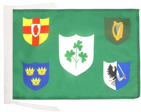 AZ FLAG - Flagge Irish Rugby - 45x30 cm Mit Kordel - Republik Irland Fahne 30 x 45 Cm - Flaggen