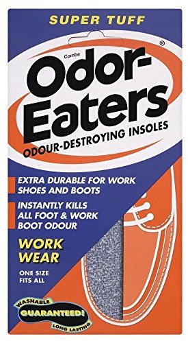 Odor Eaters Super Tuff Insoles | Charcoal Layer | Odour Control & Destroying | x6 Pack