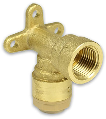 Messing Steckfitting für Kupferrohr Wandwinkel [15mm - 1/2'']