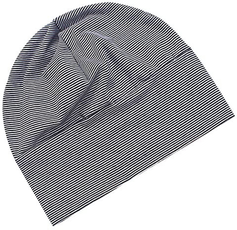 Sharplace Unisex Beanie Hut Schlaf Kappe Leichte Weich Baumwolle Mütze Schlafmütze Slouch Beanie Mütze Nachtschlafmütze Schlafhaube Nachtmütze Nachtkappe Schlaf Kappen für Damen Herren,Weiß, M