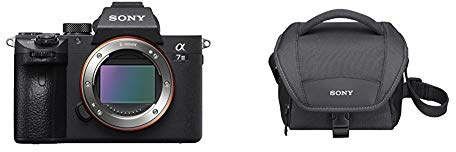 Sony ILCE7M3B Full Frame Mirrorless Compact System Camera Body with LCSU11 Soft Carrying Case for Camcorders, Alpha, NEX Cameras - Black