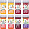 LiveFresh Ingwer Shots Probierpaket (16x60 ml) | 5 Geschmackssorten | Schonend Kaltgepresst | Frische Superfruits wie Ingwer, Kurkuma oder Guarana | Ohne Zucker & Zusätze