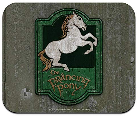 The Lord of The Rings The Prancing Pony Low Profile Thin Mousepad Mousepad Mousepad