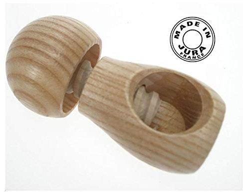 Casse-noisette champignon à vis, ustensile de cuisine en bois