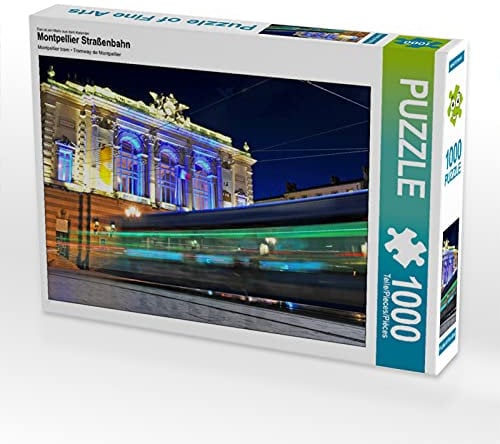 CALVENDO Puzzle Montpellier Straßenbahn 1000 Teile Lege-Größe 64 x 48 cm Foto-Puzzle Bild von Patrice Thebault