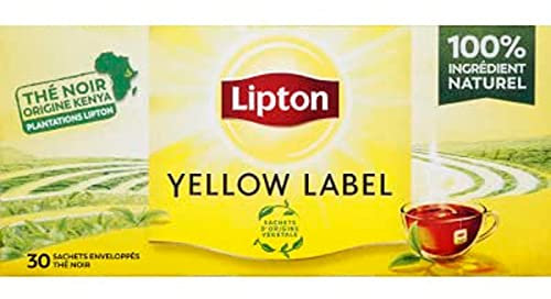 Lipton Yellow Label Kenya - La boîte de 30 sachets