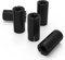 ROOCIBT 1/2 to 1/4 Router Collet Reduction Sleeve Tool Bit - Carbon Steel Black 5PCS