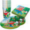 Party Factory `Benjamin Blümchen´ 40-teiliges Party Set mit 10 Bechern 250ml, 10 Tellern Ø 23cm und 20 Servietten 33x33cm, Partygeschirr für Geburtstag und Mottoparty