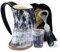 FENRIR Premium Viking Ox Horn Mug for Ale, Mead, and Beer & Cold Drink Ring Shine Finish Mug with Short Glass and Bottle Opener with Handle (16-oz) -3 Pieces Set