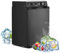 Techomey 3 Way Fridge 60L, Gas Fridge Camping, 3 Way 12V 240V LPG, lpg Gas Refrigerator for Campervan, Caravan, Motorhome, Van, Boat, Silent, Black