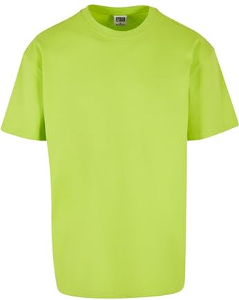 Urban Classics Herren T-Shirt Heavy Oversized Tee, Oversized T-Shirt für Männer, Baumwolle, Rundhals, frozenyellow, 3XL