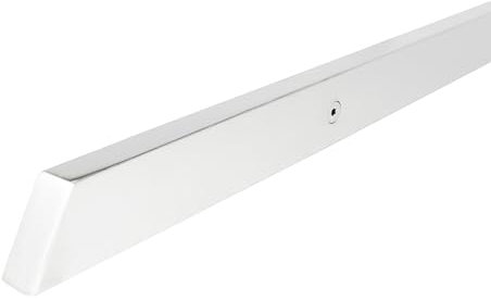 INOXLM - Pasamanos Rectangulares 40 x 20 mm de Acero Pintado Blanco | Made in Italy Color Negro | Ideal para Uso Interior y Exterior (150 cm)