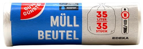 Gut & Günstig Müllbeutel 35 l, 18er Pack (18 x 35 Stück)