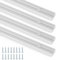 DBREAKS 4 Stück T Slot Track 40cm T Nut Schiene Aluminium-T-Nut T Track T Nut Gehrungsschiene, T Schienenrampe Tschiene mit Schrauben für Tischsäge Router Holzbearbeitung
