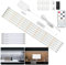 Hoobabuy LED Strip Warmweiß 3 Meter, Unterbauleuchte Lichtleiste Küche Unter Kabinett LED Licht Kit mit RF Fernbedienung für Vitrine, Küche, Schreibtisch, Regal, Schrank, 2700K