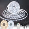 StarryEver Solar LED Steifen Außen 10M, Outdoor 300 LED Strip mit 19 Modi Fernbedienung Timer, Warmweiß & Kaltweiß Farbwechsel USB LED Band Stripes Lichtband für Garden Patio Balkon Outdoor Dekoration