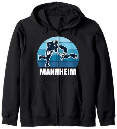 Mannheim Eishockey Fan T-Shirt – Adler Kapuzenjacke
