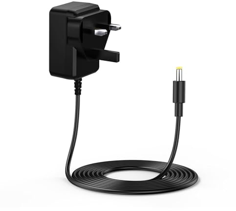 15V Charger for Theragun Mini/Prime/Mini G4 Massage Gun | Replacement Power Adapter HXD302-1501500CN/ZZ, Power Supply, Charging Cable, 5.9Ft, Black