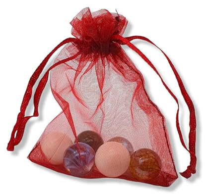 Generisch Organzabeutel Organzasäckchen Geschenkbeutel Schmuckbeutel Hochzeit Feier (Bordeaux, 10 x 15)