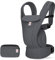 Ergobaby Omni Deluxe All-in-One Babytrage für Neugeborene ab Geburt bis 20kg, Ergonomische 4-Positionen Mesh Babytrage Rückentrage Baby-Tragetasche, Graphite Grey