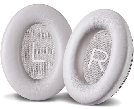 AHG QuietComfort Ear Pads Replacement Cushion Compatible with Bose QuietComfort (2023), QC45 QCSE QC35 QC35 II Noise Cancelling Headphones (Sandstone). Premium PU Leather | Superior Comfort/Durability