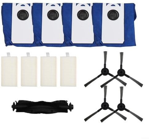 Besttoolifes Kit de bolsa de polvo con filtro de cepillo para polvo de piezas de aspiradora, recoge eficazmente el polvo y los desechos, gran capacidad (B)