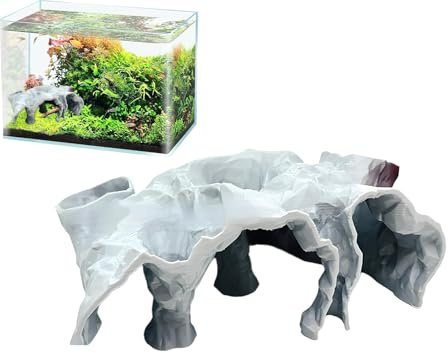 Aquarium Zuchthöhle für Fische – Robust Keramik Unterschlupf, Atmungsaktive Struktur, Optimale Rückzugsmöglichkeit, Stabiler Bodenschutz für Nachwuchs und Jungtiere | Betta Corydoras Guppy Barsch