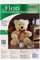 GLOREX 0 4509-1 - Kuscheltier zum Selberstopfen Teddy Flori, ca. 26 cm groß, aus hochwertigem Plüsch genäht, muss nur noch befüllt werden, mit Geburtsurkunde