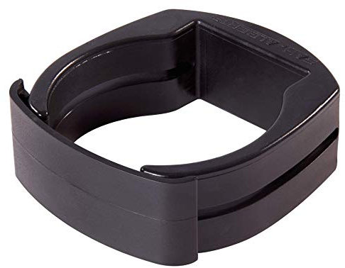 Alberts 656058 Fix-Clip Pro® | zur Befestigung von Schweißgittern an Zaunpfosten | Kunststoff, schwarz | für Pfosten-Ø 60 mm | 3er Set