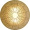 GURU SHOP Wandlampe/Wandleuchte, in Bali Handgefertigt aus Naturmaterial, Rattan - Modell Primavera, 75x75x15 cm