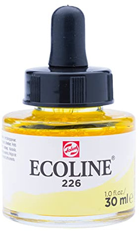 Ecoline Flüssige Aquarellfarbe Flasche 30 ml Pastellgelb 226 (11252261)