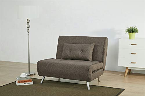 Schlafsessel Jugendsessel Gästebett Kindersessel Klappsessel Kunstleder und Stoff (Beinen Maxi, Rind)