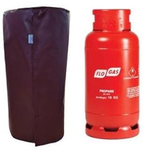 Insulated Thermal 19kg Gas Bottle Cover (Burgundy)