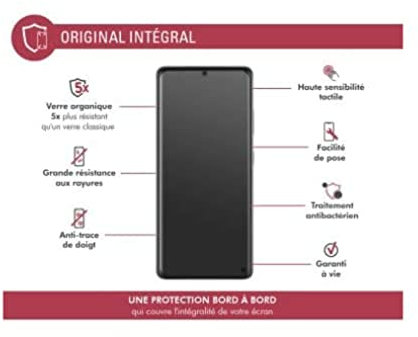 Protège écran Samsung G S21 Ultra 5G Original Garanti à vie Force Glass