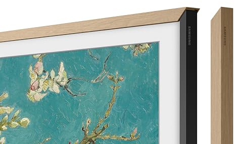 Samsung 50-inch The Frame Customizable Bezel, Modern Teak (VG-SCFA50TKBZA, 2021 Model)