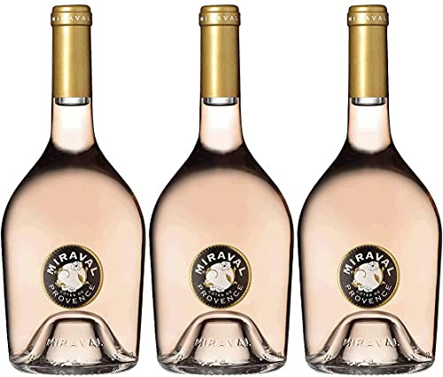 Chateau Miraval Jolie-Pitt & Perrin Cotes de Provence AOC Roséwein Wein trocken Frankreich (3 Flaschen)