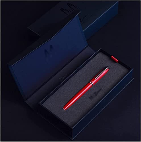 YQBUER Fountain Pen for writing Vintage Fountain Pens Art Gift Boxed High-end Annual Meeting Birthday Gift For Teacher Students Adults Business Office Pen gift (Color : B, Size : 0.35mm)