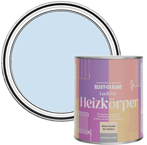 Rust-Oleum Blue Heat Resistant Radiator Paint in Satin Finish - Powder Blue 750ml