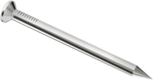 5mm x 150mm (Pack of 20) Multi Purpose Steel Zinc Nails Bright Finish Hardware Wire Common Brad and Picture Hanging Nails - D12B 5x150_20
