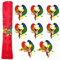 Davifina Magpie Serviettenringe Set mit 8 Stück Legierung Vogel Serviettenschnallen für Thanksgiving Geburtstag Jahrestag Hochzeit Party Esstisch Dekorationen