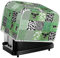 Kuiaobaty Cow Print Kitchen Toaster Dust Cover for 2/4 Slice Toaster, Animal Texture Bread Machine Cover, Green Checkered