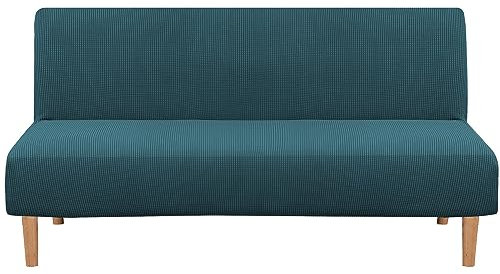 Jinayana Clic Clac Sofahusse, Drucken Futon-Sofa-Sitzbezüge ohne Armlehnen 3 Sitzers (Ananas-Grill, Dunkelgrün)