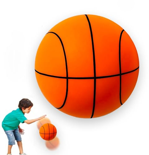 AirSlam® Schaumstoff-Basketball 24 cm | Indoor-Spielzeug für Kinder | Geräuschlos | Lautloser Basketball | Waschbares, langlebiges und Robustes Spielzeug | OriginalCorner®