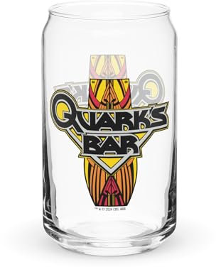 Star Trek Deep Space Nine Quark's Bar-Dosenglas, Bierglas, Pub-Glas, 473 ml, offizielles Lizenzprodukt