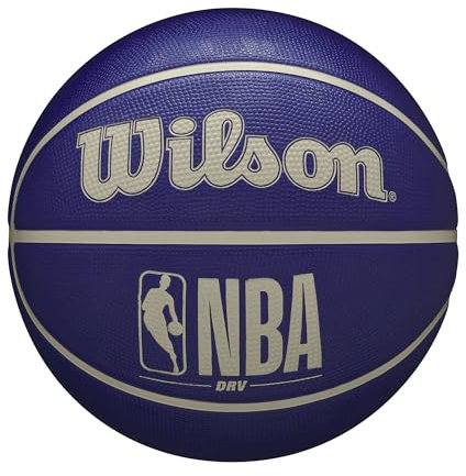 WILSON NBA DRV Outdoor-Basketball, Indigo/Beige, Größe 15,2–72,4 cm
