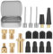 19Pcs Bike Valve Adapter Set includes Needles for Ball Pump,Brass Schrader to Presta Valve Adapter for Presta Valve,Sports Ball,Bicycle Inflator