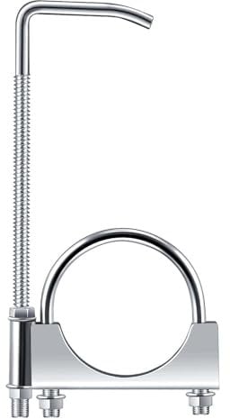 1 x Exhaust Clamp with Hanger Universal Exhaust Hook (3)